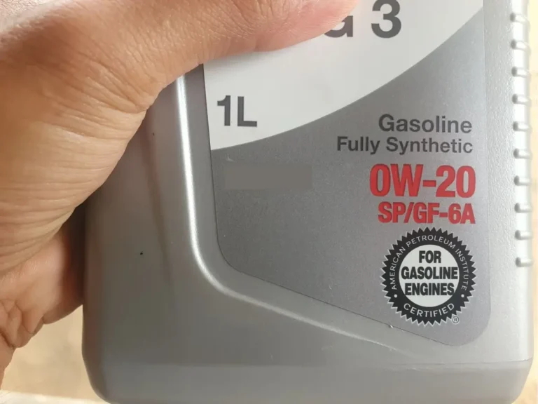 Engine Oil Specs Information On The Oil Bottle