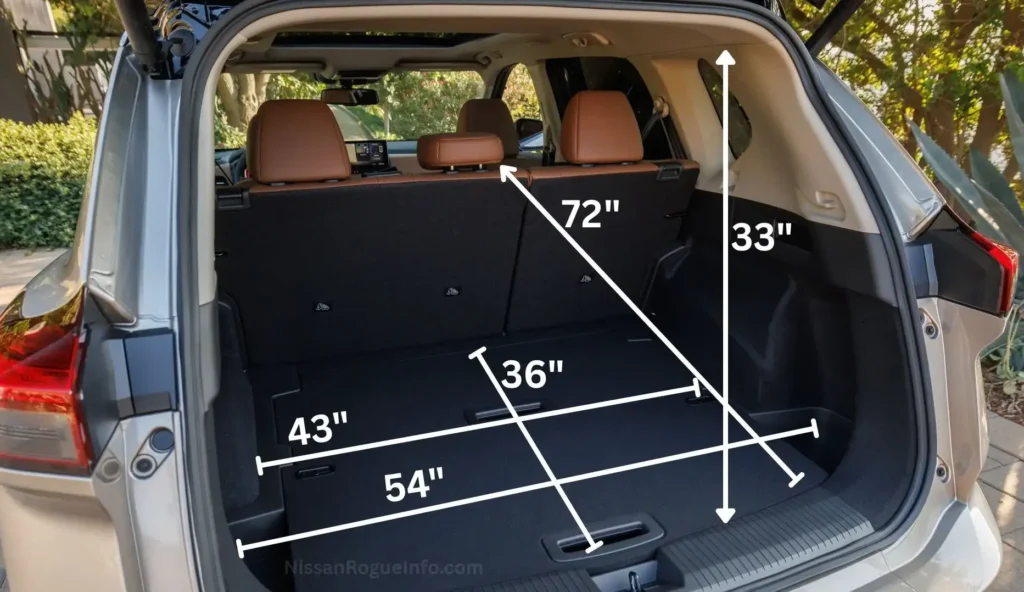 Nissan Rogue Cargo Dimension