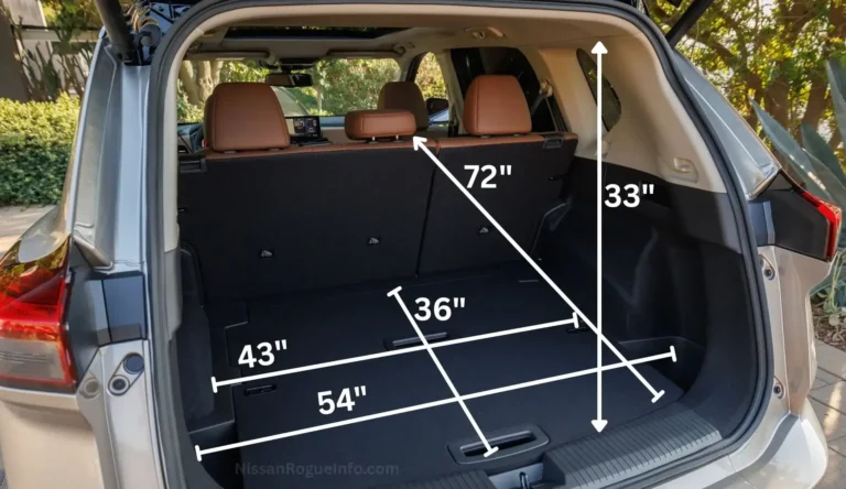 Nissan Rogue Cargo Dimension