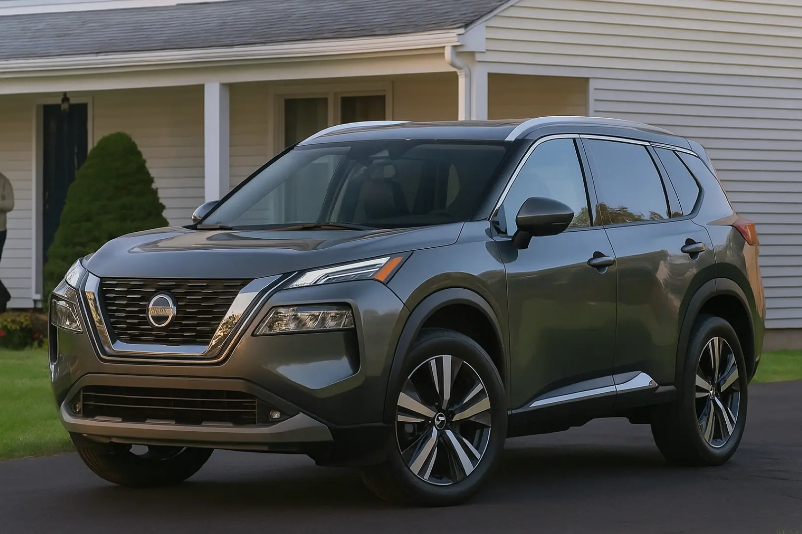 Gun Metallic Nissan Rogue