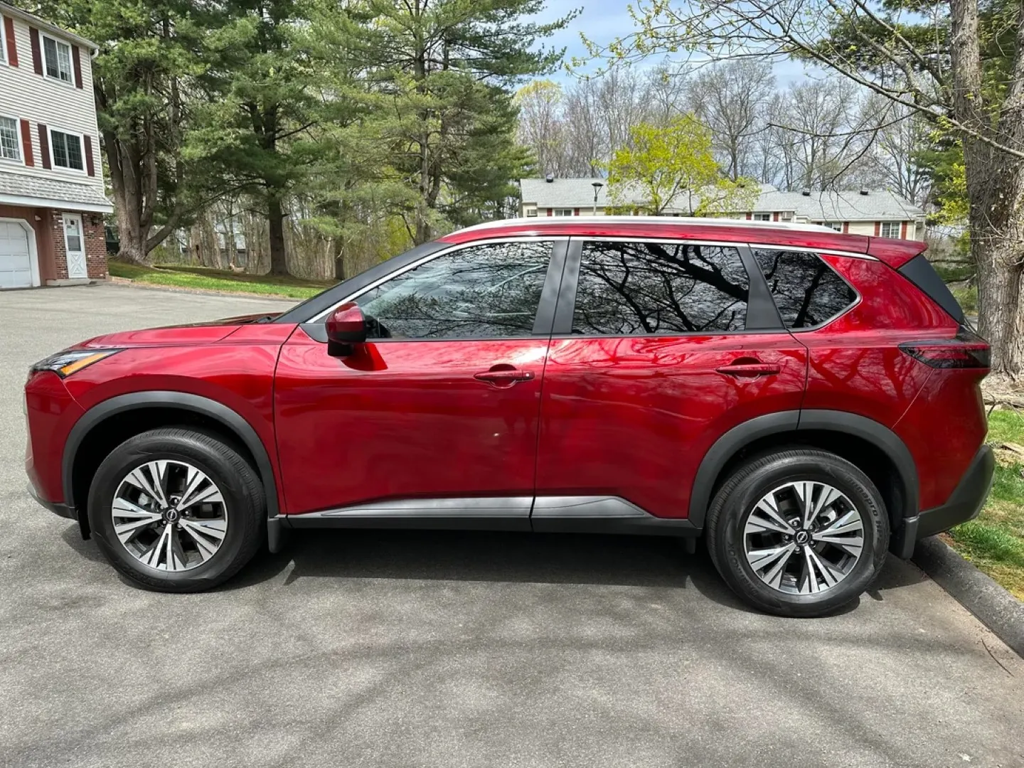Nissan Rogue Shown in Red Color