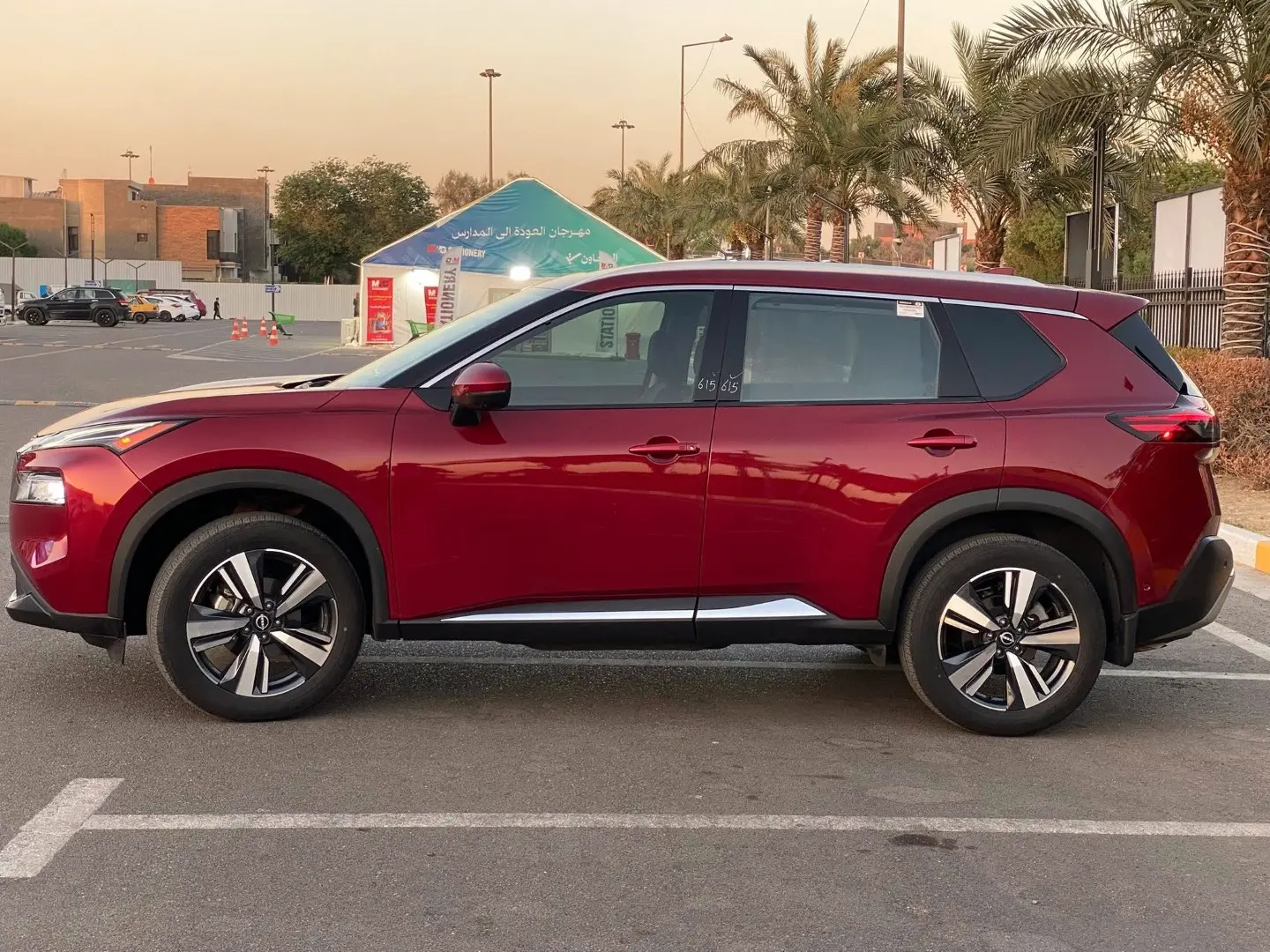 Red Nissan Rogue