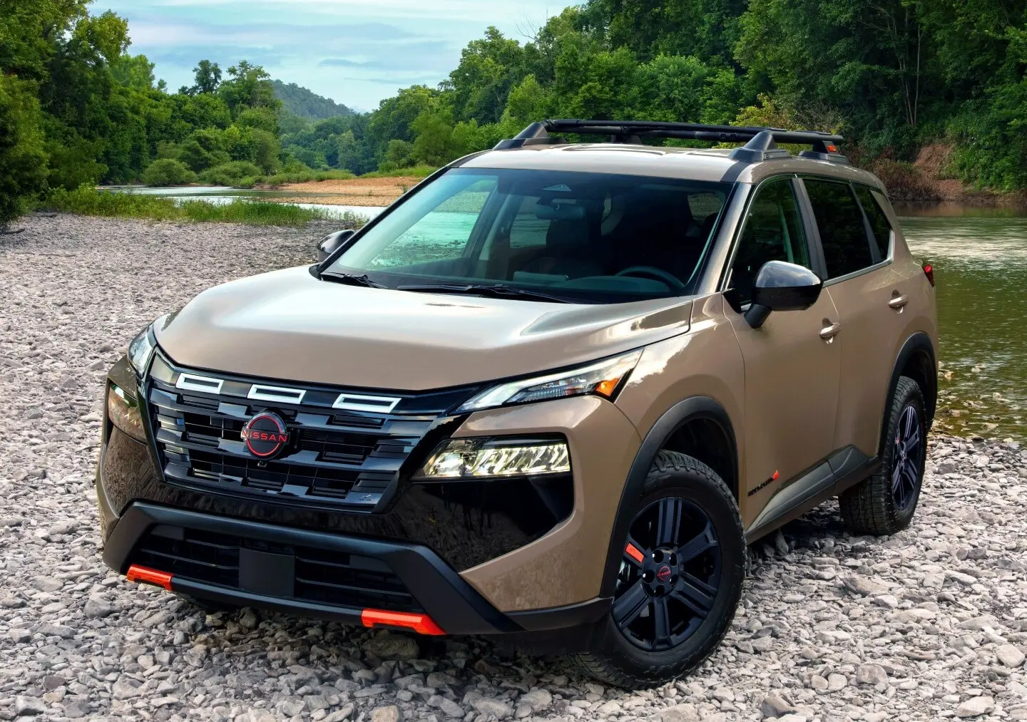2026 Nissan Rogue Rock Creek Lava Red Badge